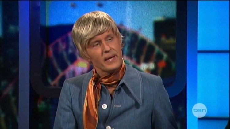 Mark Trevorrow Bob Downe interview on The Project 2012 YouTube