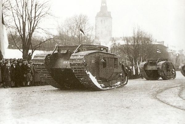 Mark V Composite tank in Estonian service