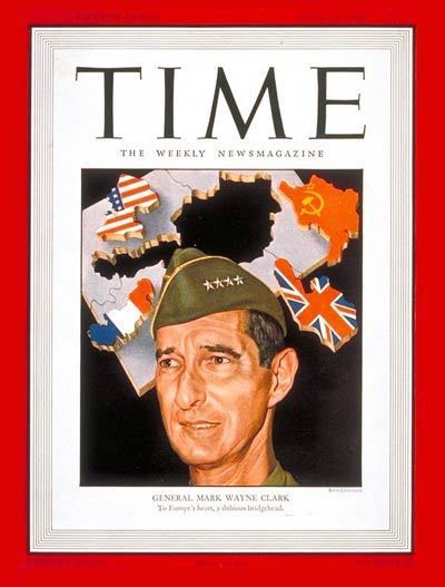 Mark W. Clark TIME Magazine Cover General Mark W Clark June 24 1946