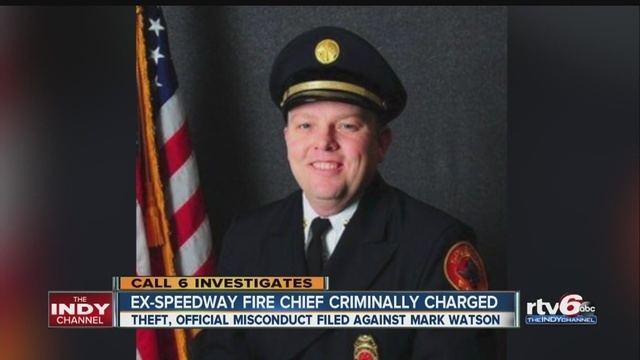 Mark Watson (military officer) ExSpeedway fire chief Mark Watson criminally charged
