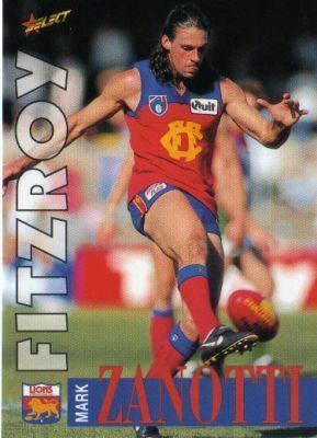 Mark Zanotti FITZROY Mark Zanotti 204 SELECT 1996 Australian Rules Football AFL