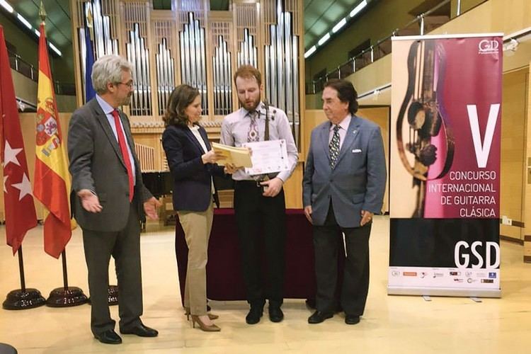 Marko Topchii Mark Topchii of Kyiv wins classical guitar competition in Madrid