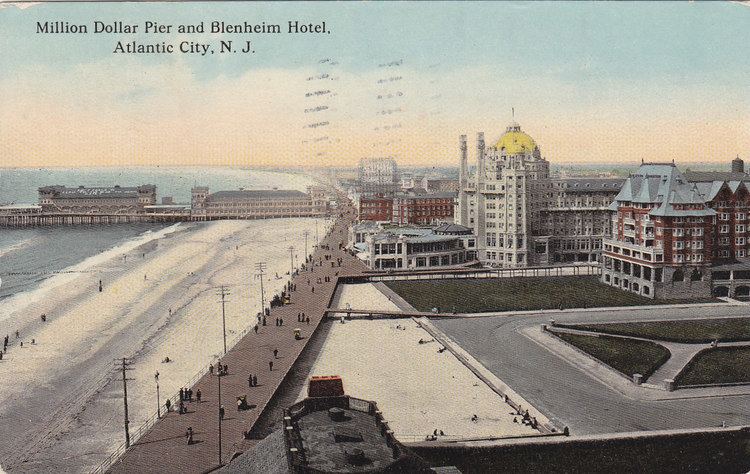 Marlborough-Blenheim Hotel MarlboroughBlenheim Hotel Moore39s Postcard Museum