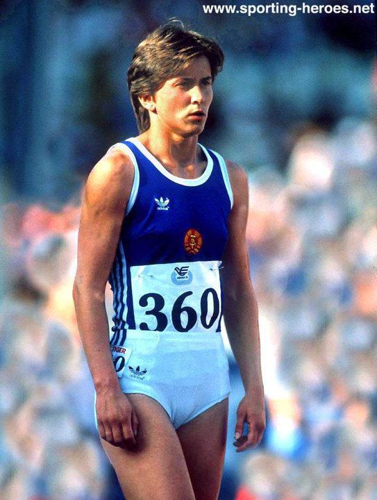 Marlies Göhr Marlies GOHR Two gold medals at 1982 European Championships East