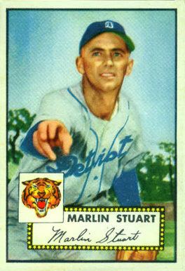 Marlin Stuart 1952 Topps Marlin Stuart 208 Baseball Card Value Price Guide