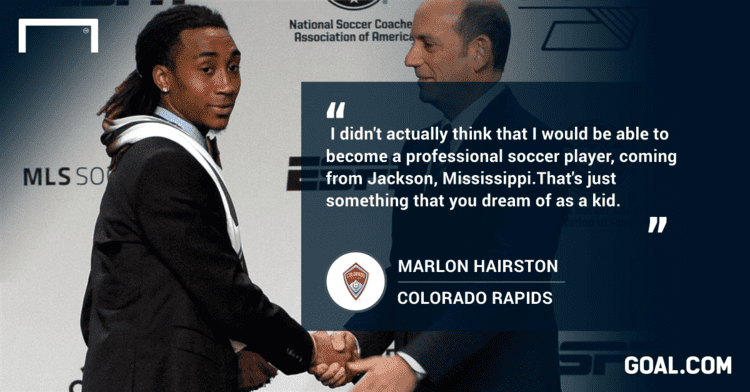 Marlon Hairston MLS Spotlight Marlon Hairston thriving in the midst of makeor