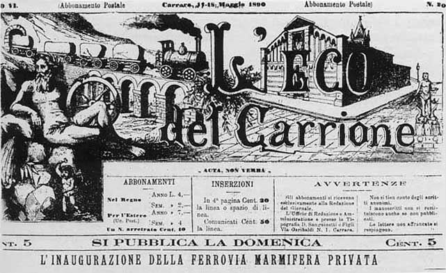 Marmifera FileFerrovia Marmifera Carrara 1890jpg Wikimedia Commons
