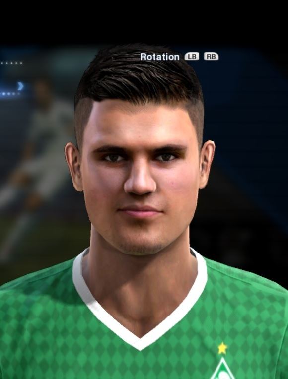 Marnon Busch Werder Bremen faces for PES 2013 PESFaces Download realistic