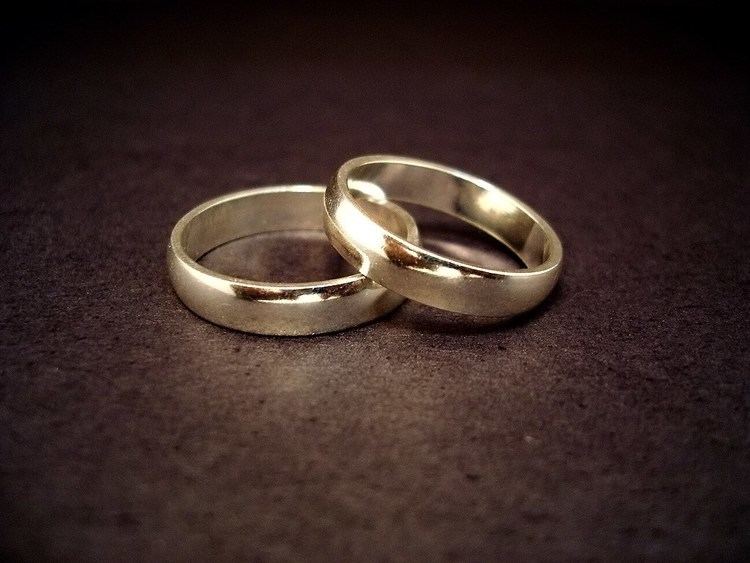 Wedding rings circular in shape and symbolizes the meaning of the couple getting married.