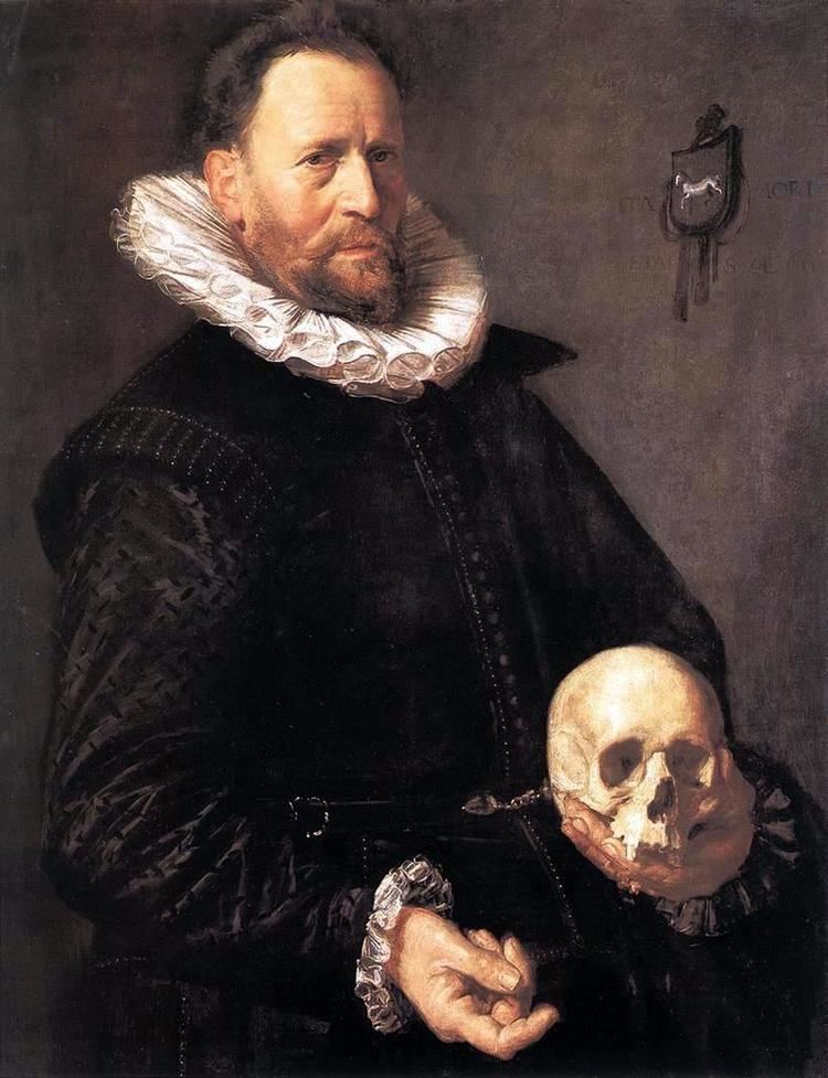 Marriage pendant portraits by Frans Hals