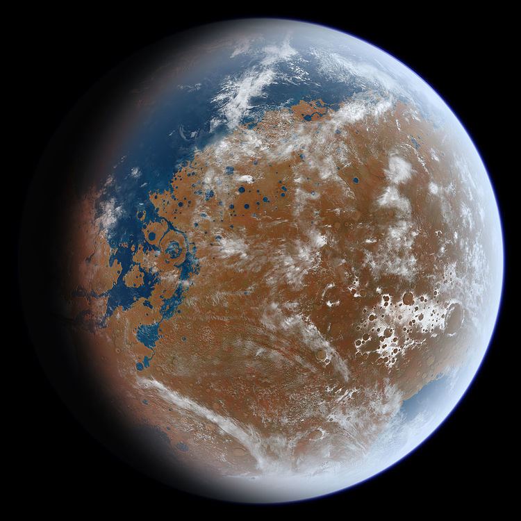 Mars ocean hypothesis