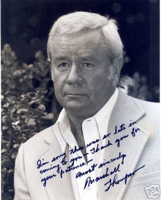 Marshall Thompson daktaritvshowwordpresscom marshall thompson autograph3