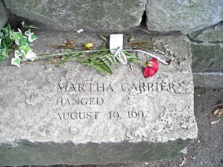 Martha Carrier (Salem witch trials) ExecutedTodaycom 1692 Martha Carrier ferocious woman