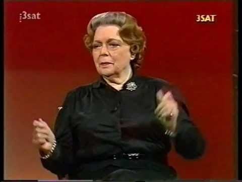 Martha Mödl Martha Mdl Da Capo Interview with August Everding 1986 YouTube