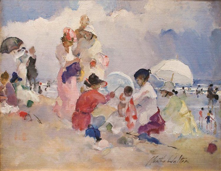 Martha Walter Martha Walter quotA Hot Day at the Beachquot For Sale at 1stdibs