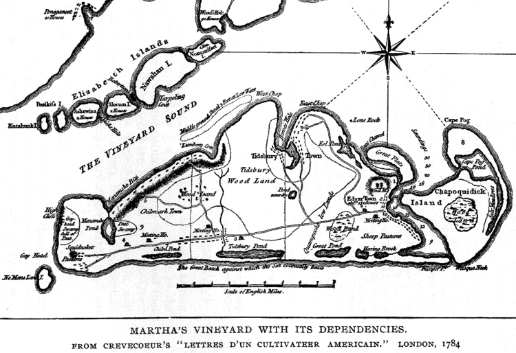 Marthas Vineyard in the past, History of Marthas Vineyard