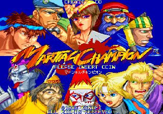 Martial Champion Martial Champion Videogame by Konami