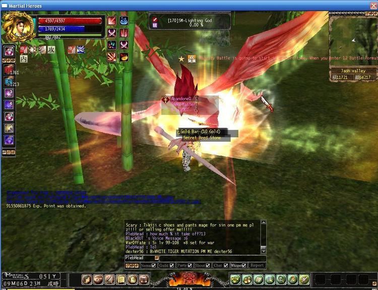 Martial Heroes Martial Heroes FreeMMORPGscom Free MMO and RPG Game List