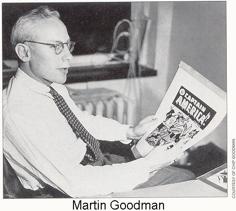 Martin Goodman (publisher) The Club Of Heroes Martin Goodman at the center of the