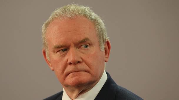 Martin McGuinness Martin McGuinness Paint bomb attack on Derry family home