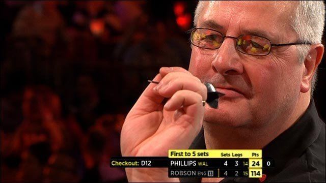 Martin Phillips (darts player) BBC Sport Darts Martin Phillips pips Gary Robson in Lakeside tie