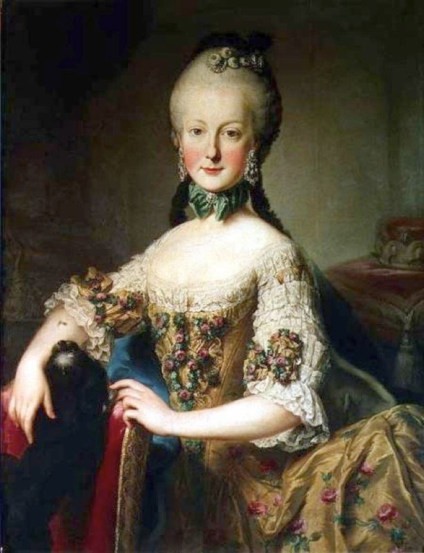 Martin van Meytens 1767 before Archduchess Maria Elisabeth by Martin van