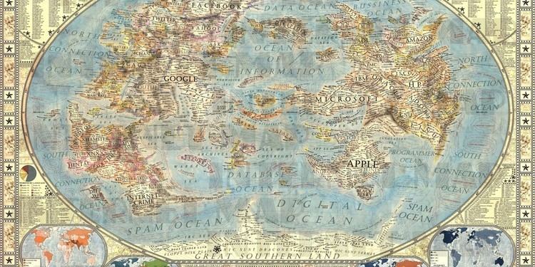 Martin Vargic Where Would You Live On This Amazing Map Of The Internet