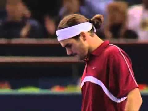 Martin Verkerk Federer saves 4 Match Points vs Martin Verkerk Paris 2003 YouTube