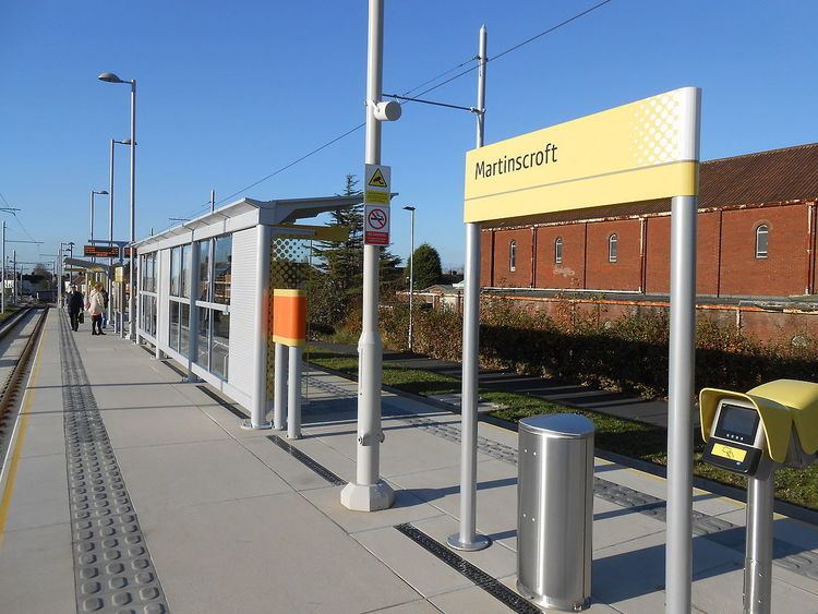 Martinscroft tram stop