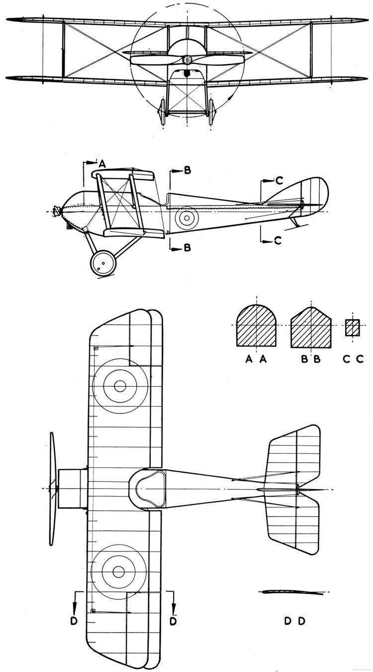 Martinsyde S.1 TheBlueprintscom Blueprints gt WW1 airplanes gt WW1 English