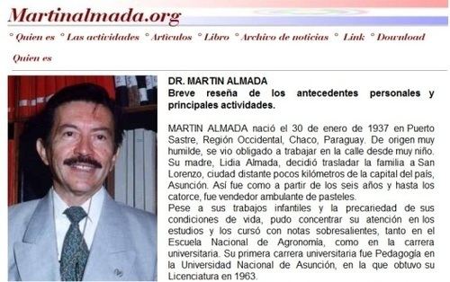 Martin Almada Martn Almada absuelto en un juicio por difamacin y