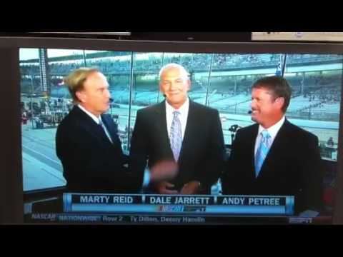 Marty Reid Marty Reid forgets Andy Petree39s name YouTube
