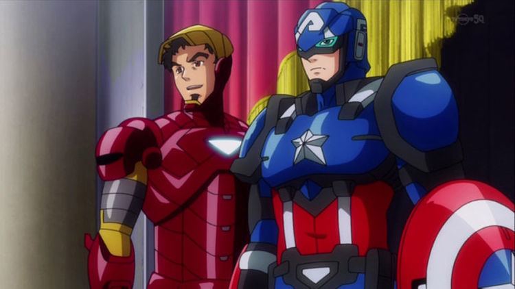 Marvel Anime The Avengers and other Marvel Heroes in Their Official Anime Forms