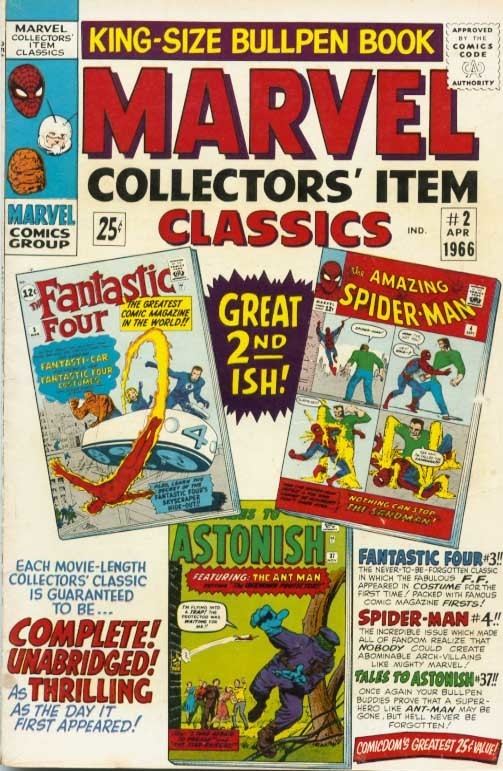 Marvel Collectors' Item Classics SpiderFanorg Comics Marvel Collectors Item Classics 2