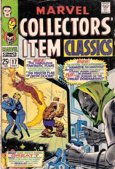 Marvel Collectors' Item Classics Marvel Collectors39 Item Classics Volume Comic Vine