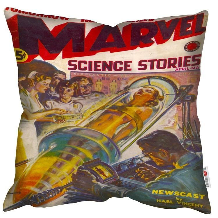 Marvel Science Stories Marvel Science Stories Pulp Fiction Cushion Pulp Fiction