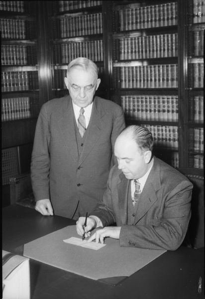 Marvin B. Rosenberry Chief Justice Marvin B Rosenberry and Frank Ross