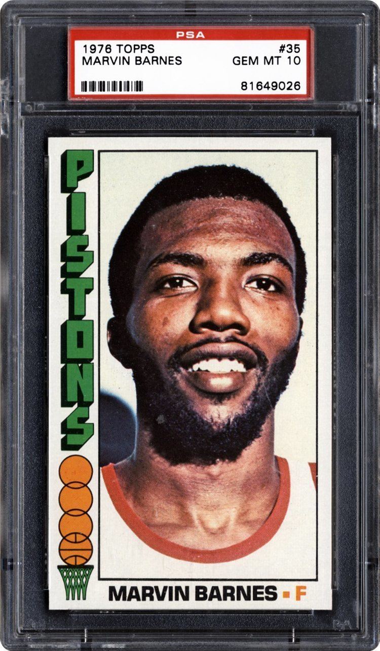 Marvin Barnes 1976 Topps Marvin Barnes PSA CardFacts