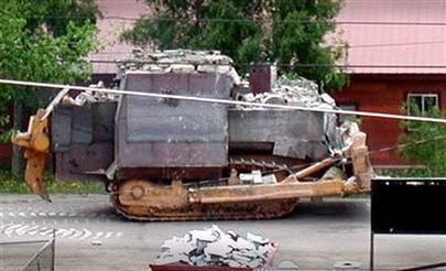 Marvin Heemeyer's armored bulldozer