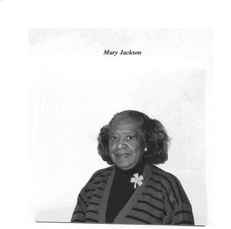Mary Jackson (engineer) BlackPastorg Blog NASA and the Legacy of Eminent Black Scientists