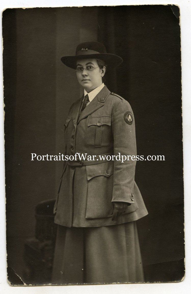 Mary Josephine Booth WWI Photo Identification Wartime Librarian Mary Josephine Booth