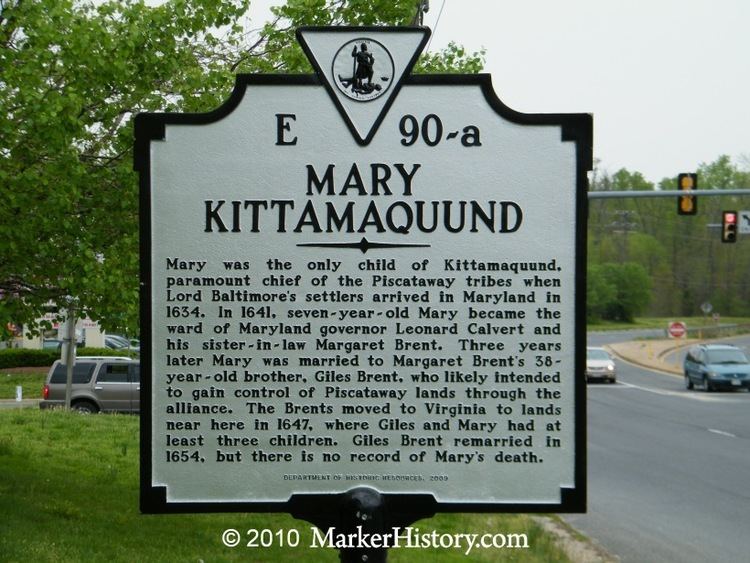 Mary Kittamaquund wwwmarkerhistorycomImagesLow20Res20A20Shots