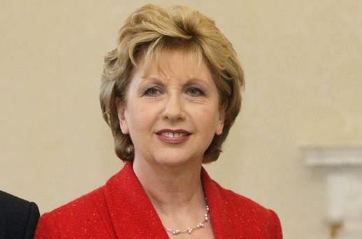 Mary McAleese McAleese being paid pension based on salary before pay