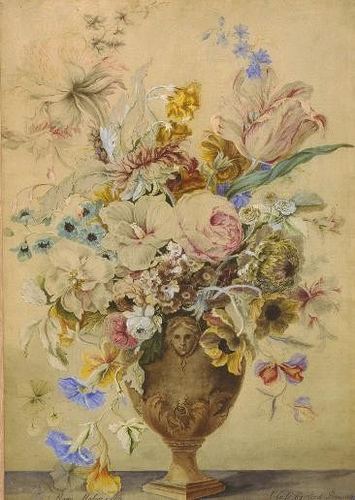 Mary Moser Mary Moser decorative flower painting 1759 Flickr