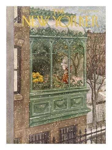 Mary Petty The New Yorker Cover January 5 1952 Poster Print by