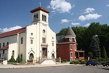 Mary Queen of Peace Catholic Church Pottsville, Pennsylvania httpsuploadwikimediaorgwikipediacommonsthu