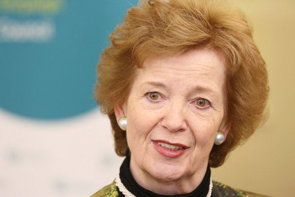 Mary Robinson Mary Robinson admits it was 39lonely at the top39