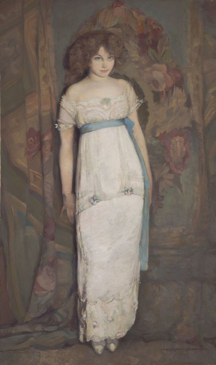 Mary Shepard Greene Woman in White 1912 by Mary Shepard Greene Blumenschein 18691958