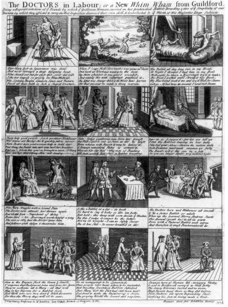 Mary Toft Mary Toft and Her Extraordinary Delivery of Rabbits The