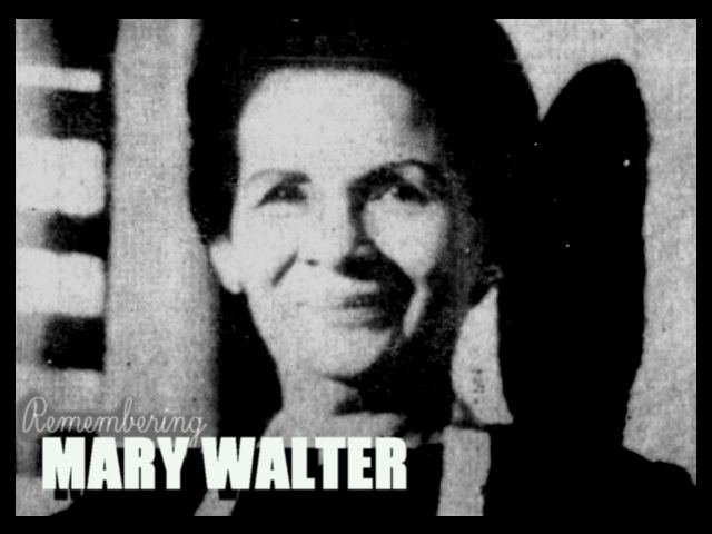 Mary Walter Remembering Mary Walter Star For All Seasons